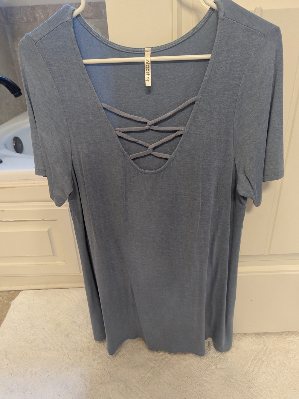 Crisscross Tunic Top